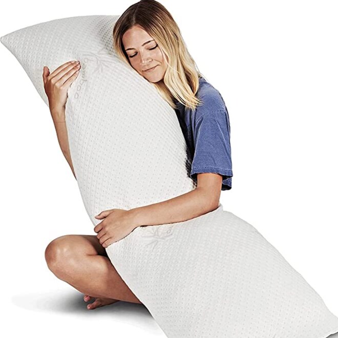 Can't Sleep? This Top-Rated Cooling Body Pillow is for Prime Day Can't Sleep? This Top-Rated Cooling Body Pillow is for Prime Day